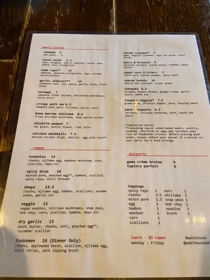 Menu 3