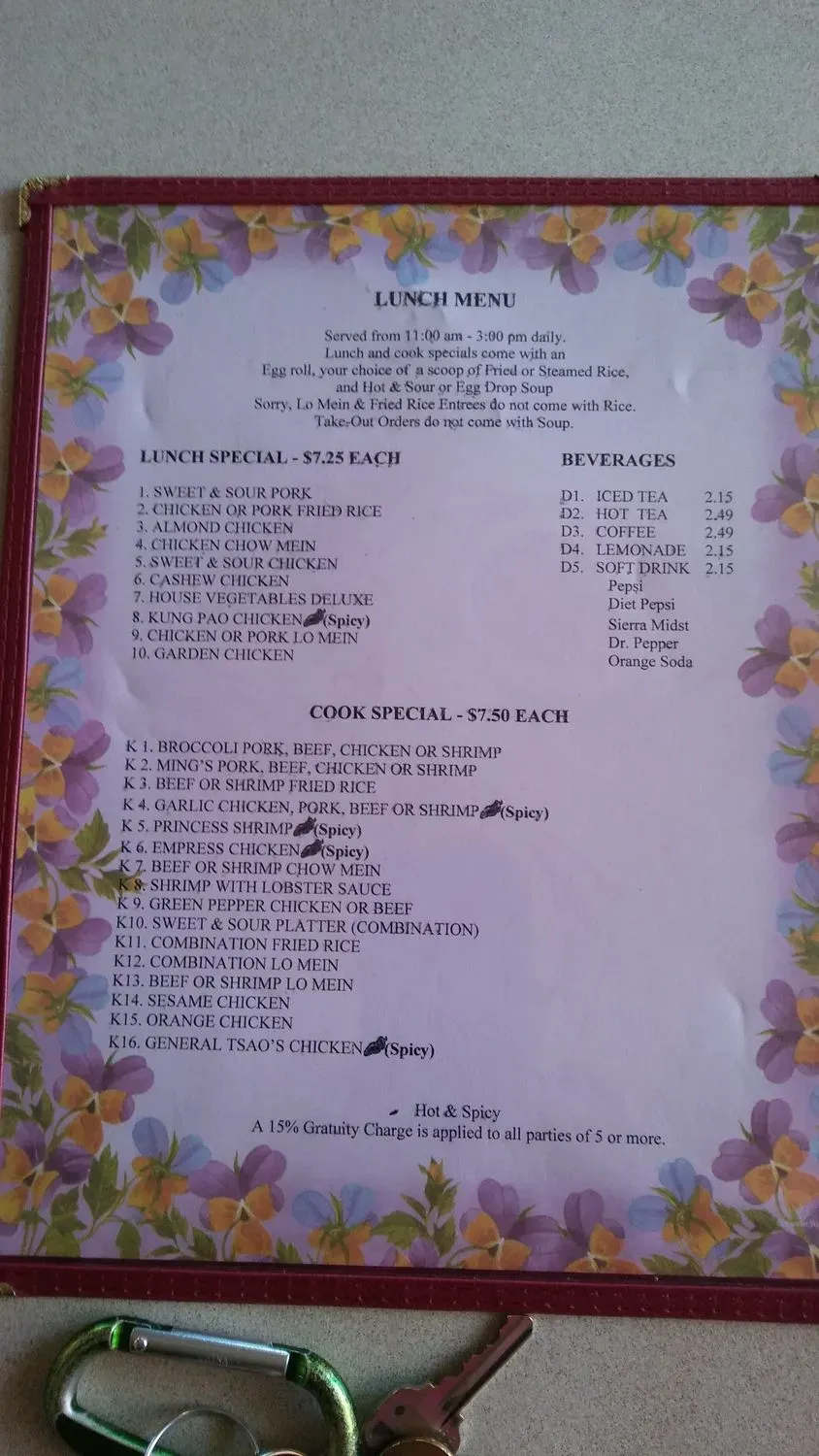 Menu 2