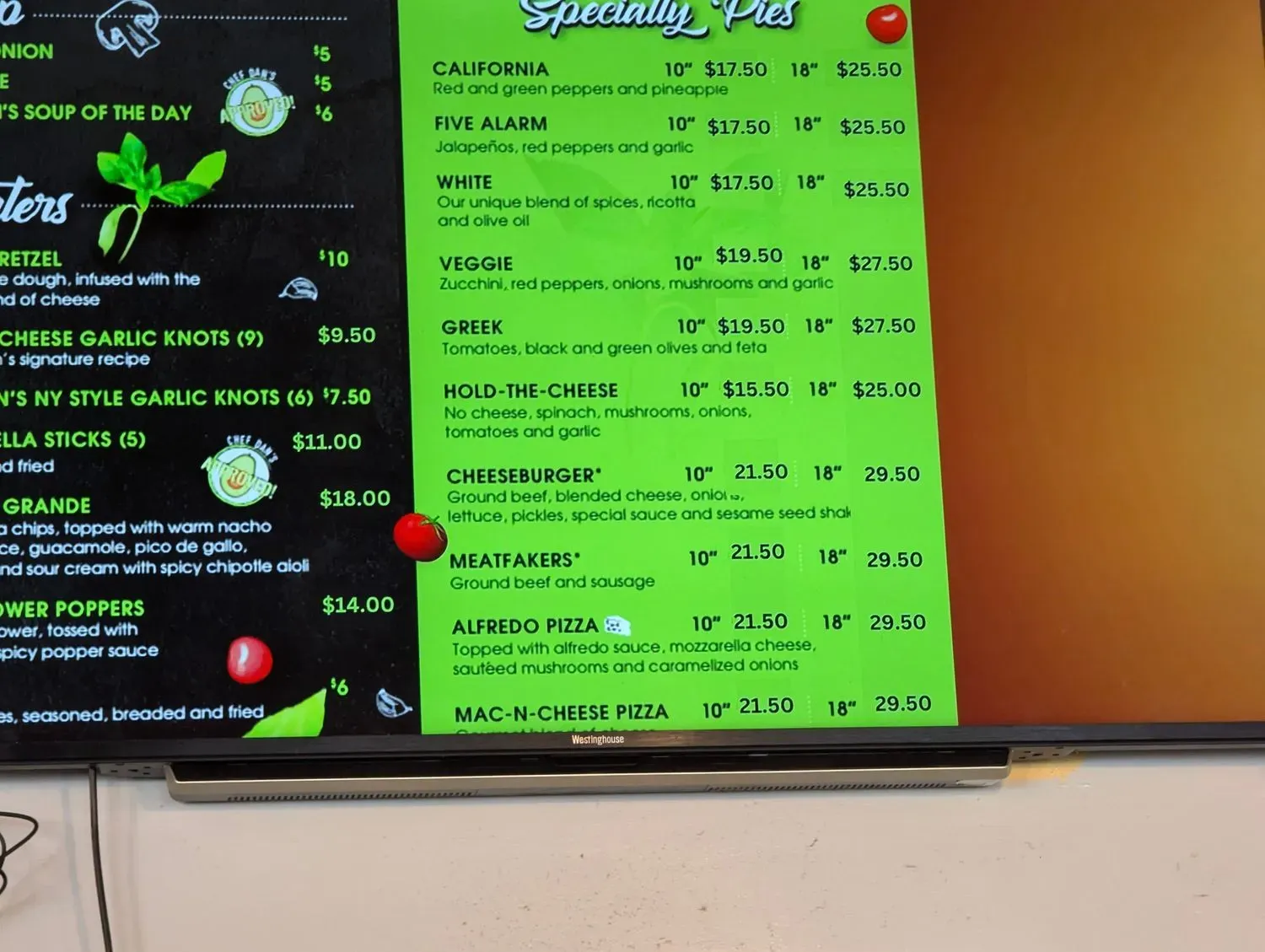 Menu 5