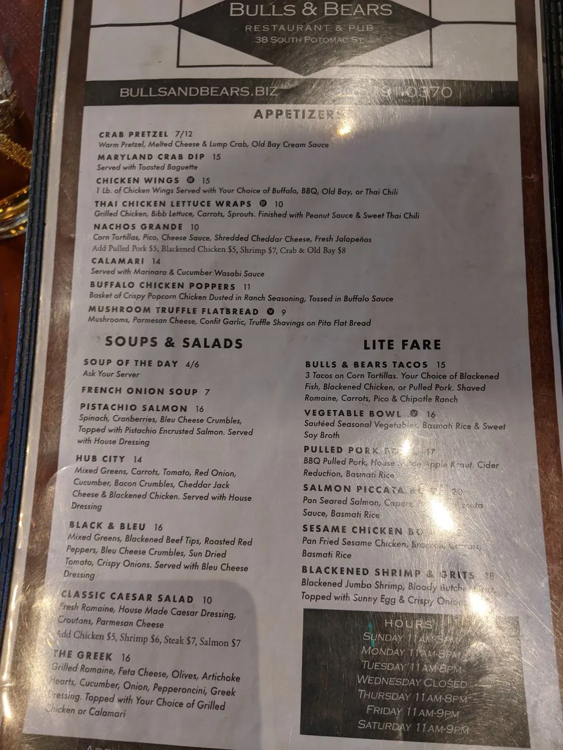 Menu 6