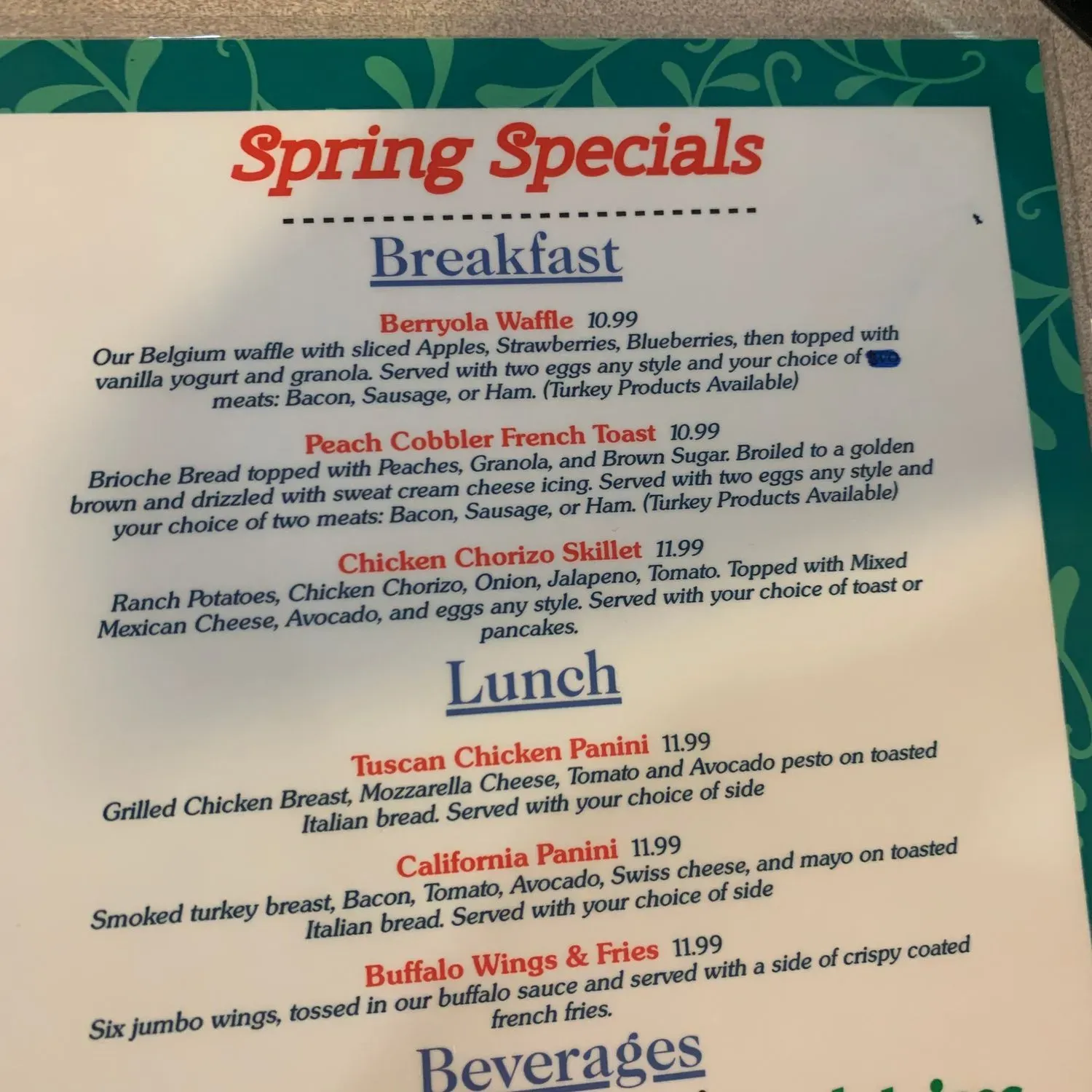 Menu 2