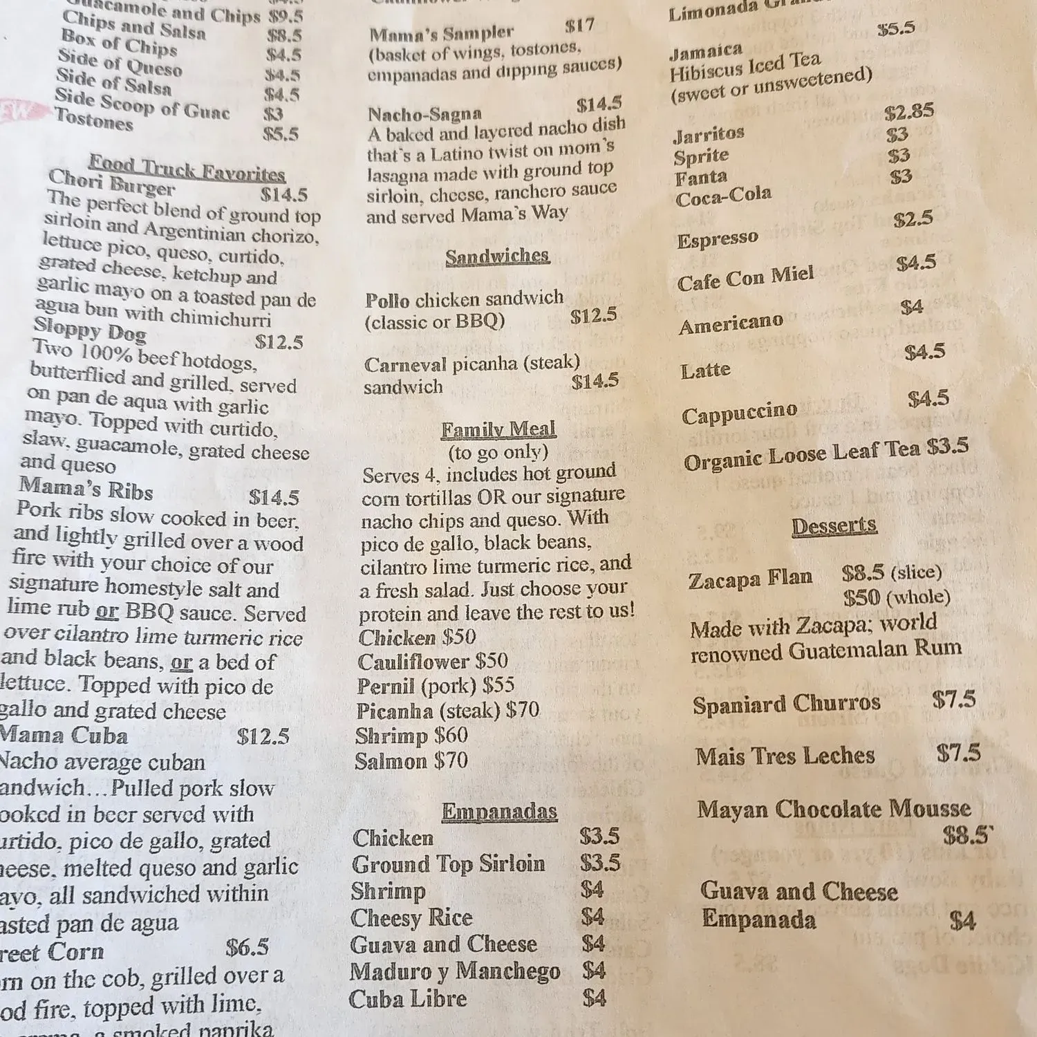 Menu 3