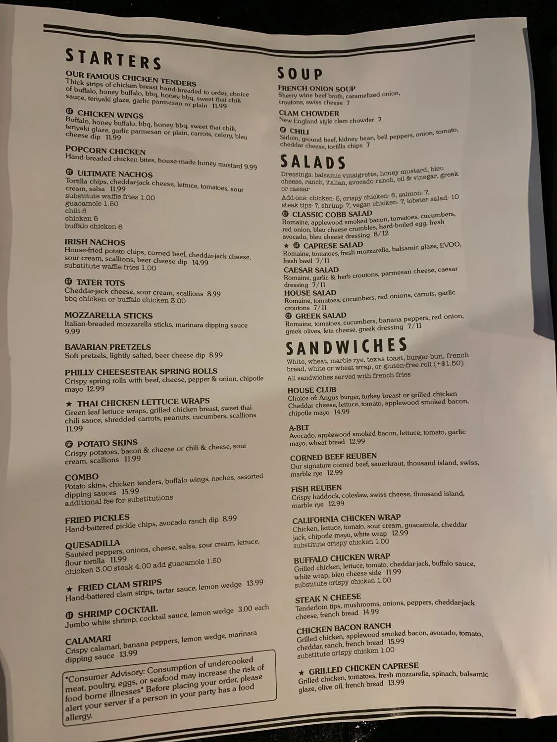 Menu 2