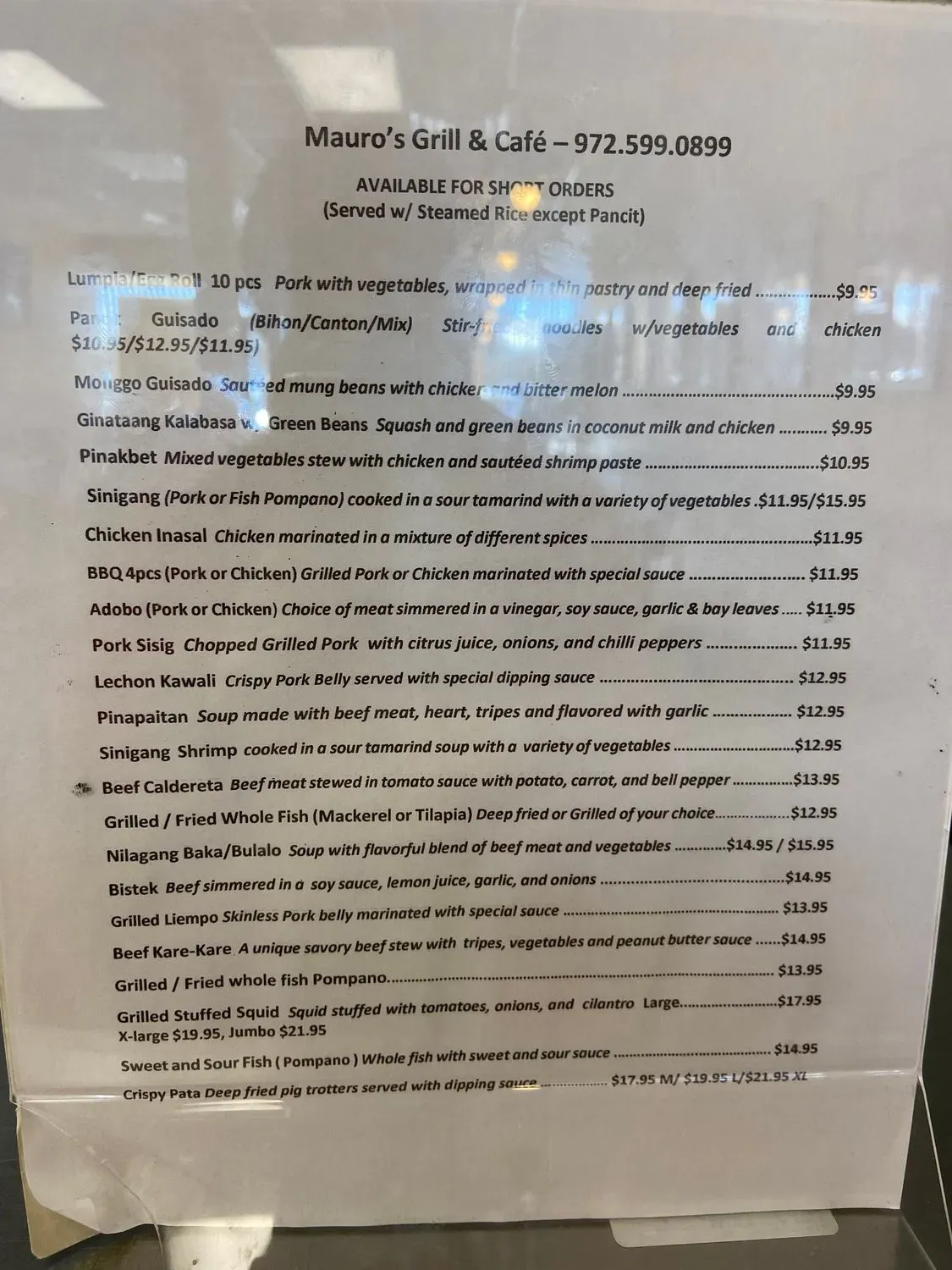 Menu 6