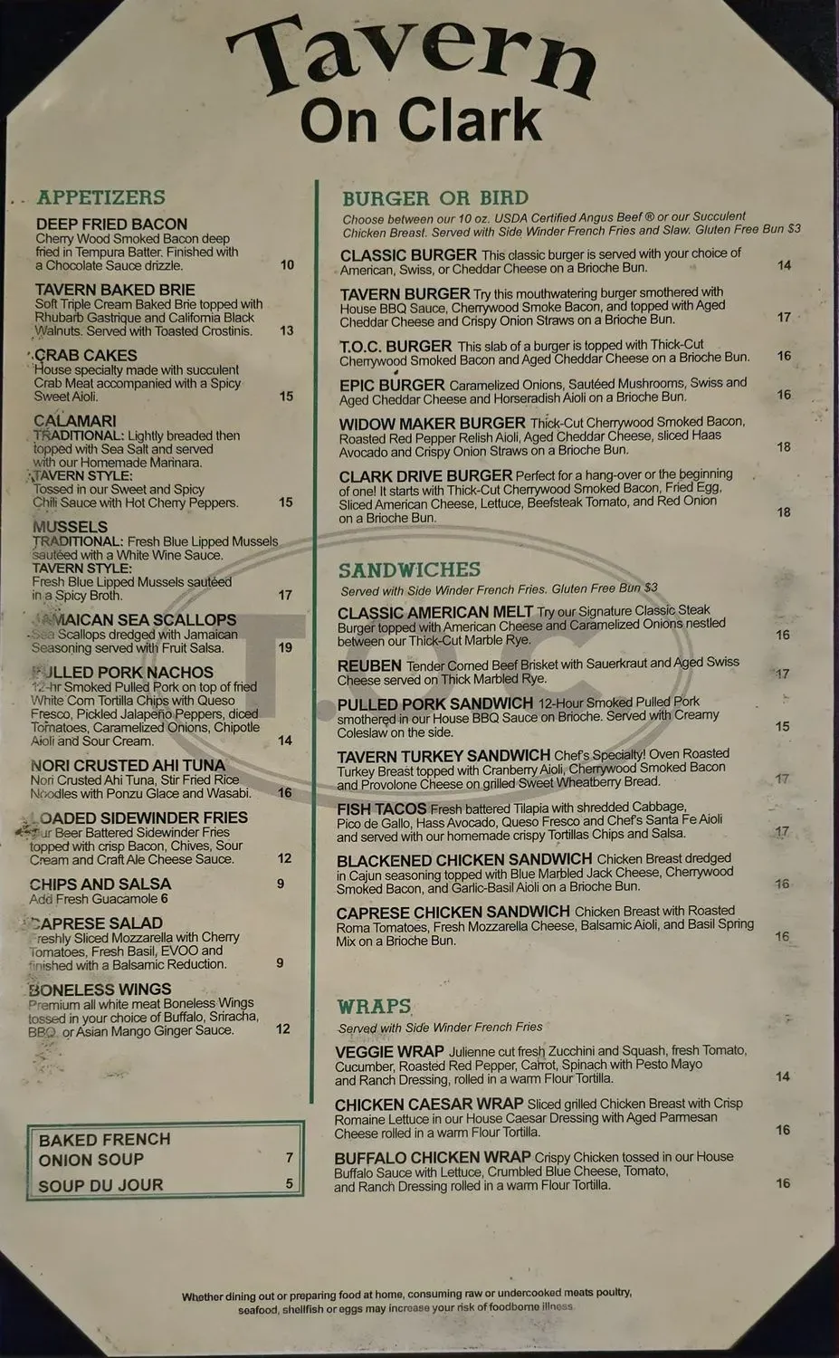 Menu 2