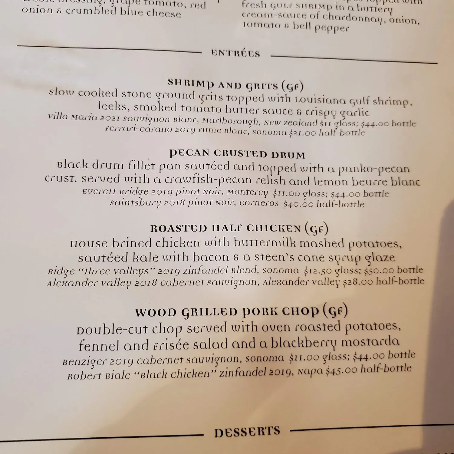 Menu 5