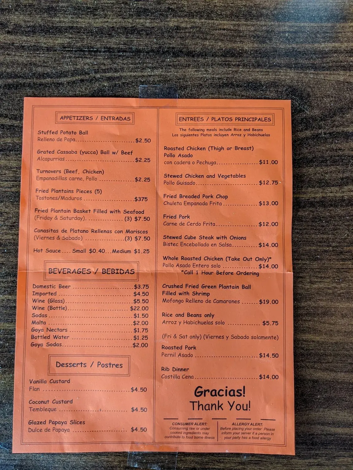 Menu 4