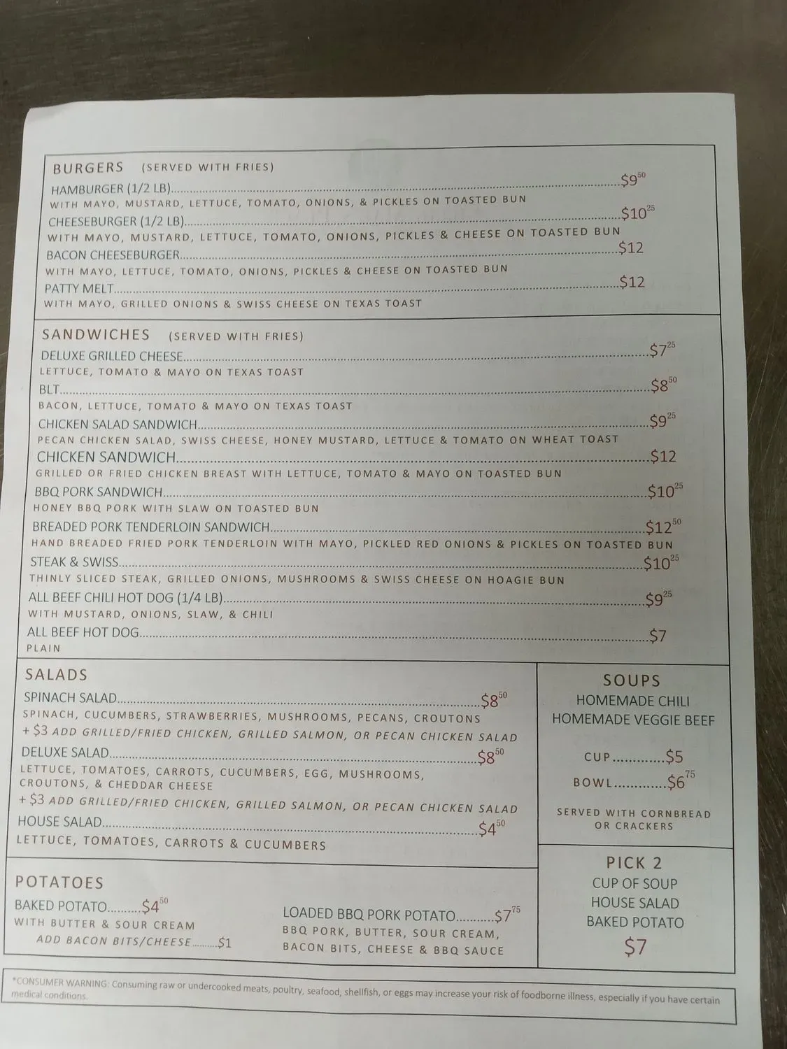 Menu 2