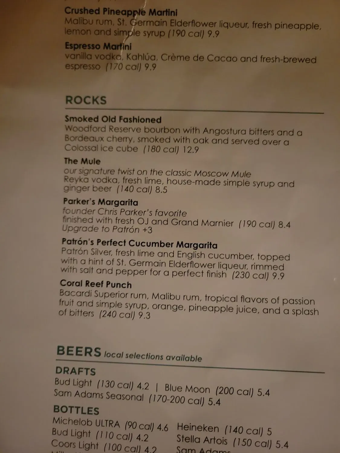 Menu 6