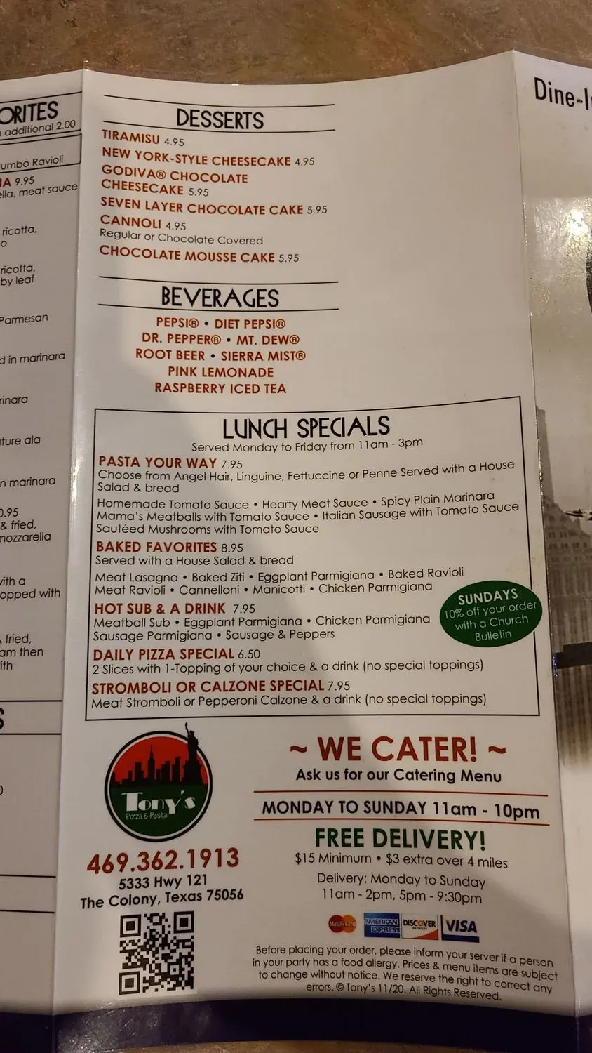 Menu 6