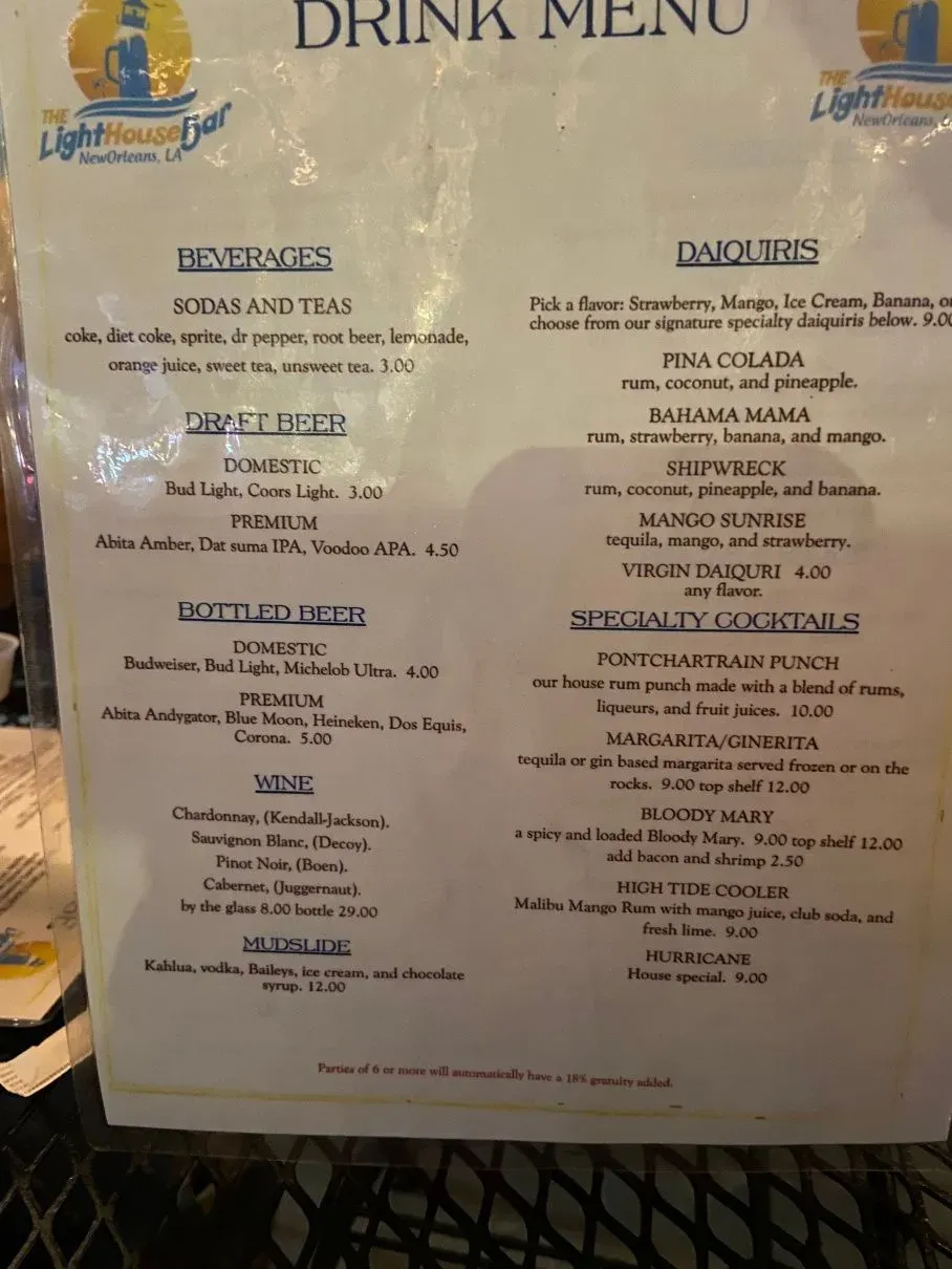 Menu 2