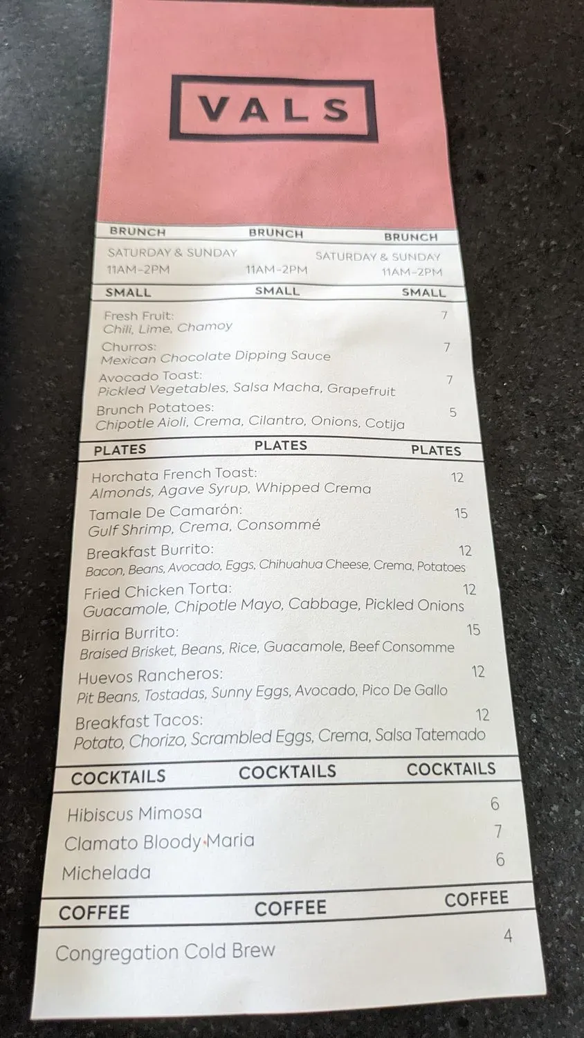 Menu 6