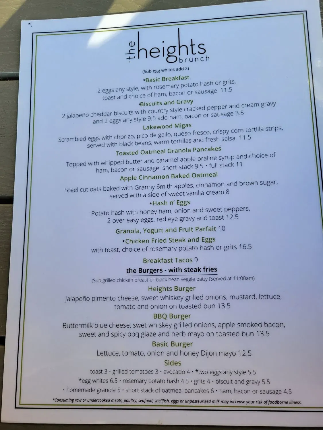 Menu 4