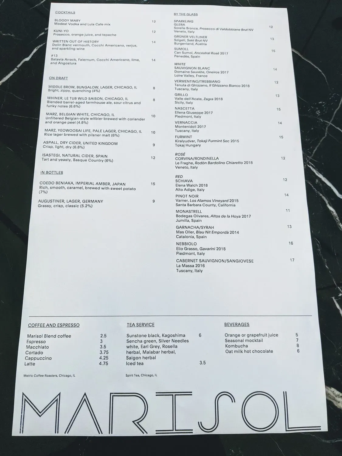 Menu 6