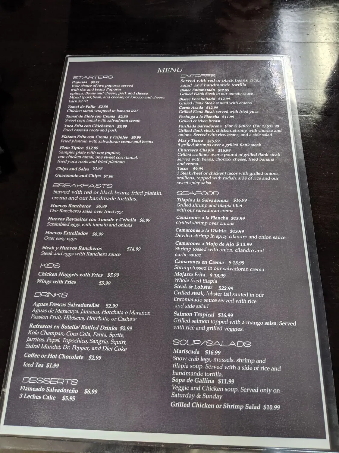 Menu 4