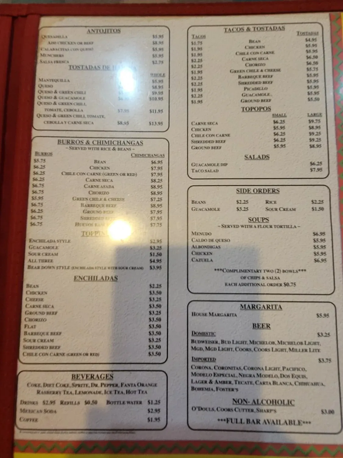 Menu 3