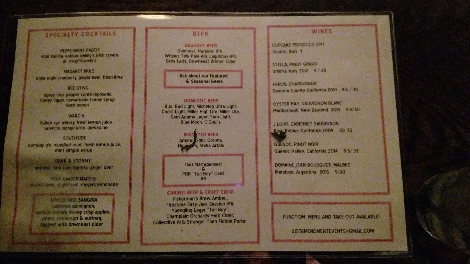 Menu 2