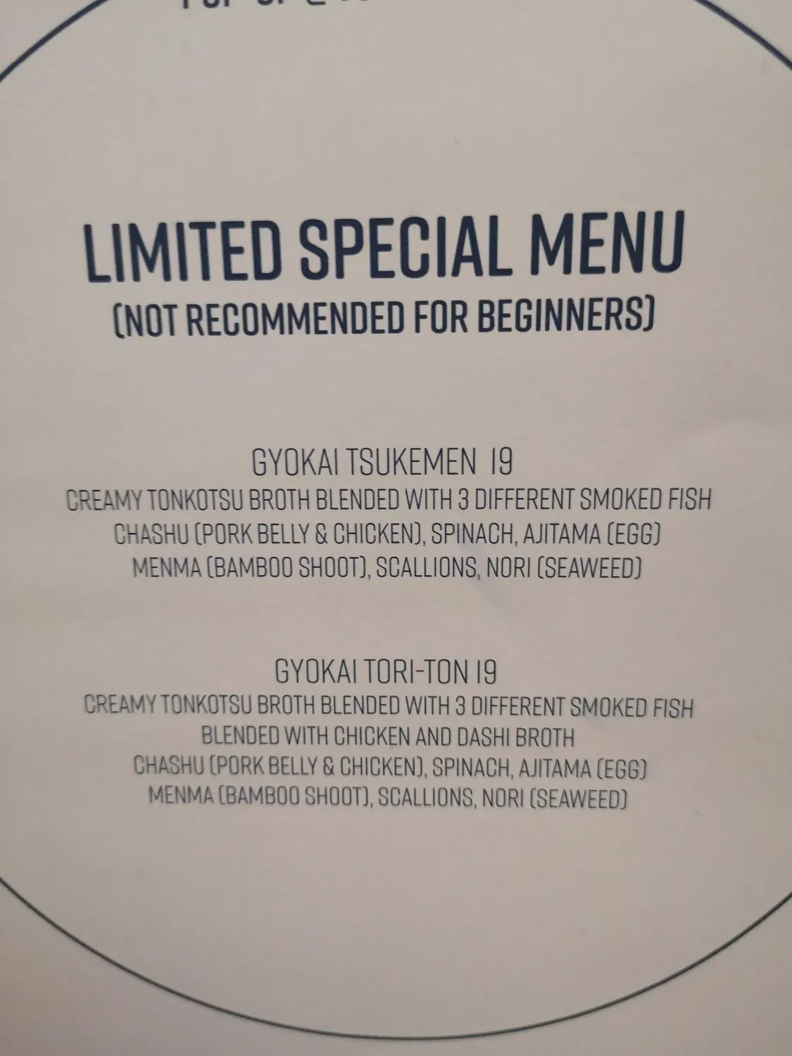 Menu 2