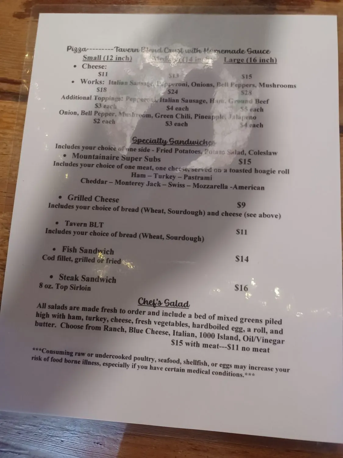 Menu 2