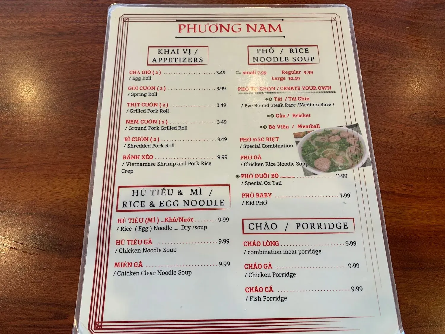 Menu 6