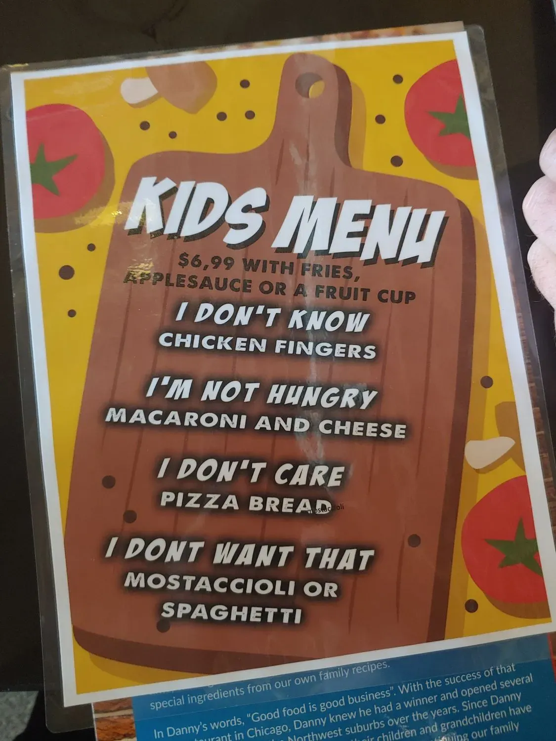 Menu 6