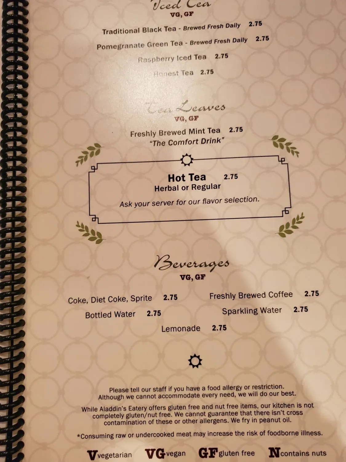 Menu 4