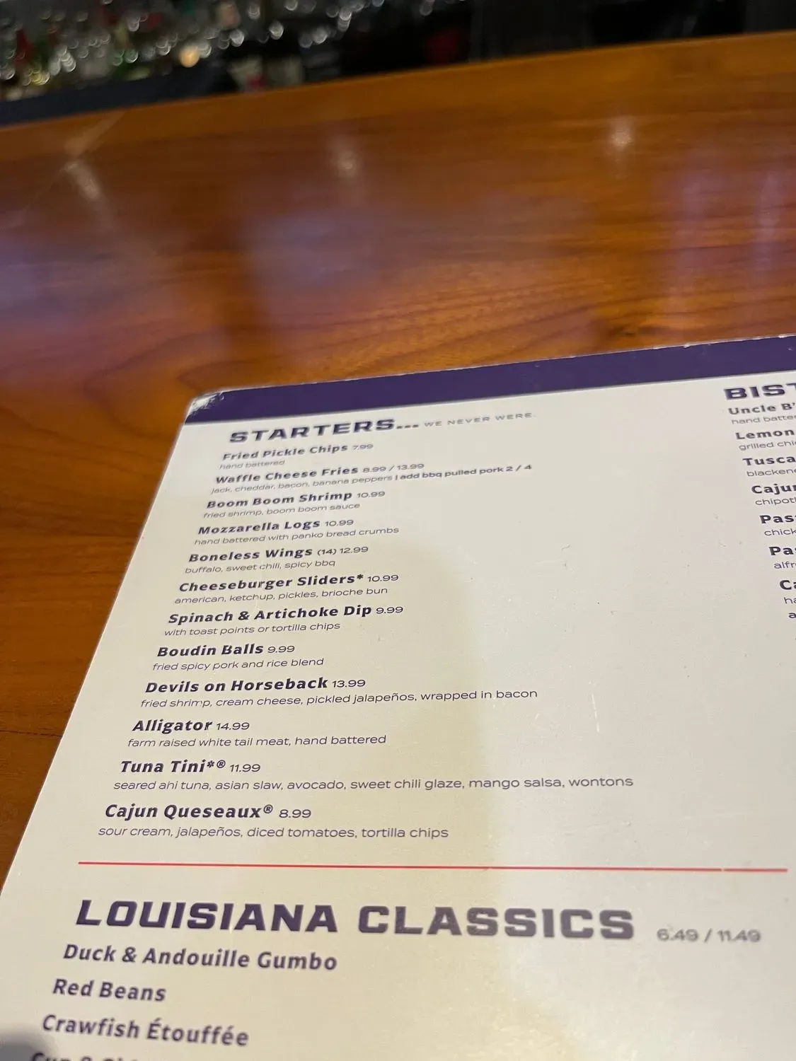 Menu 4