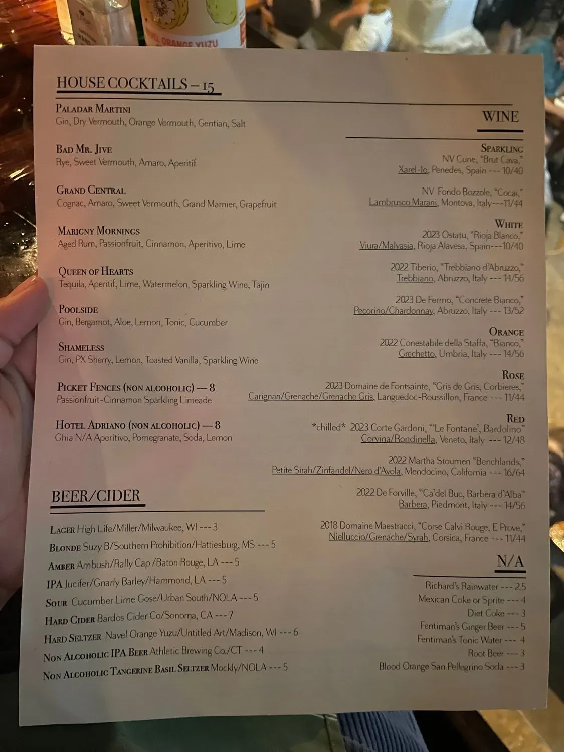 Menu 3