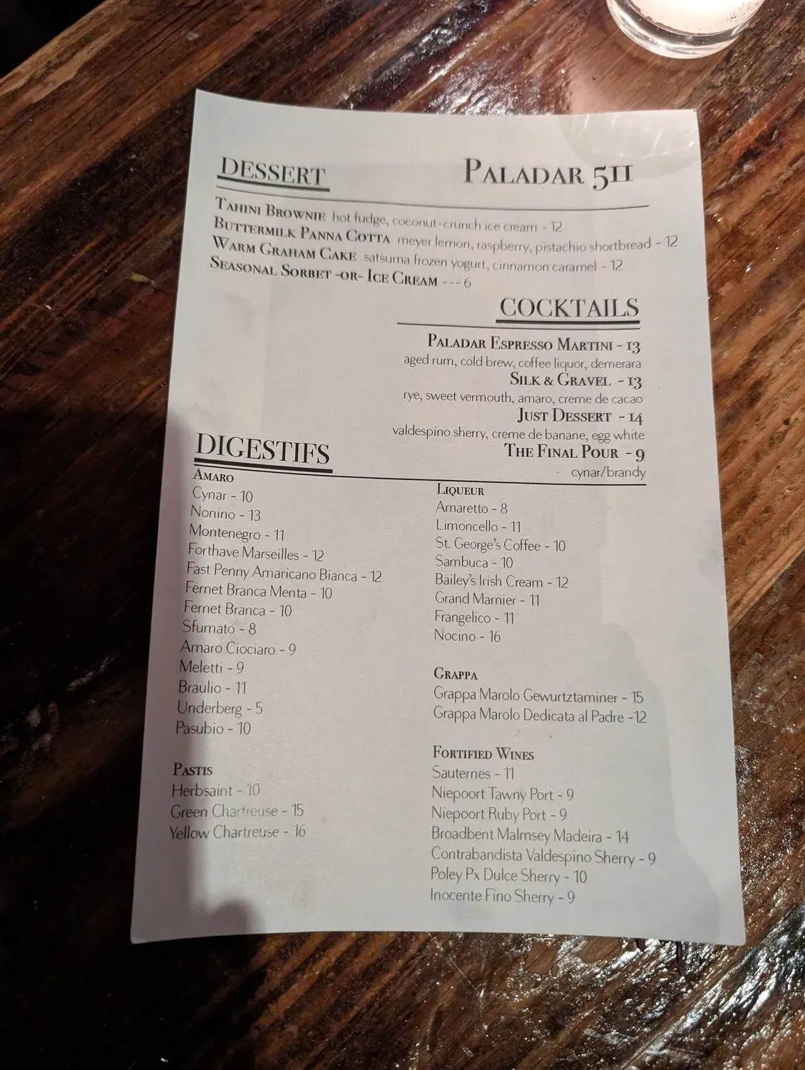 Menu 6