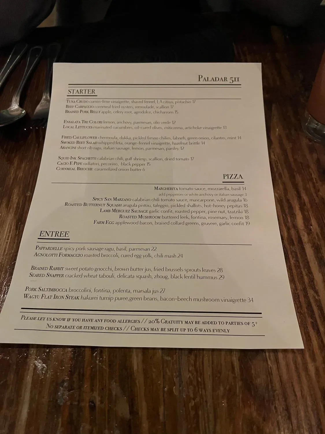 Menu 6