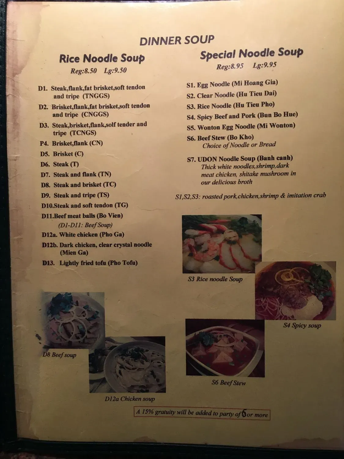 Menu 5