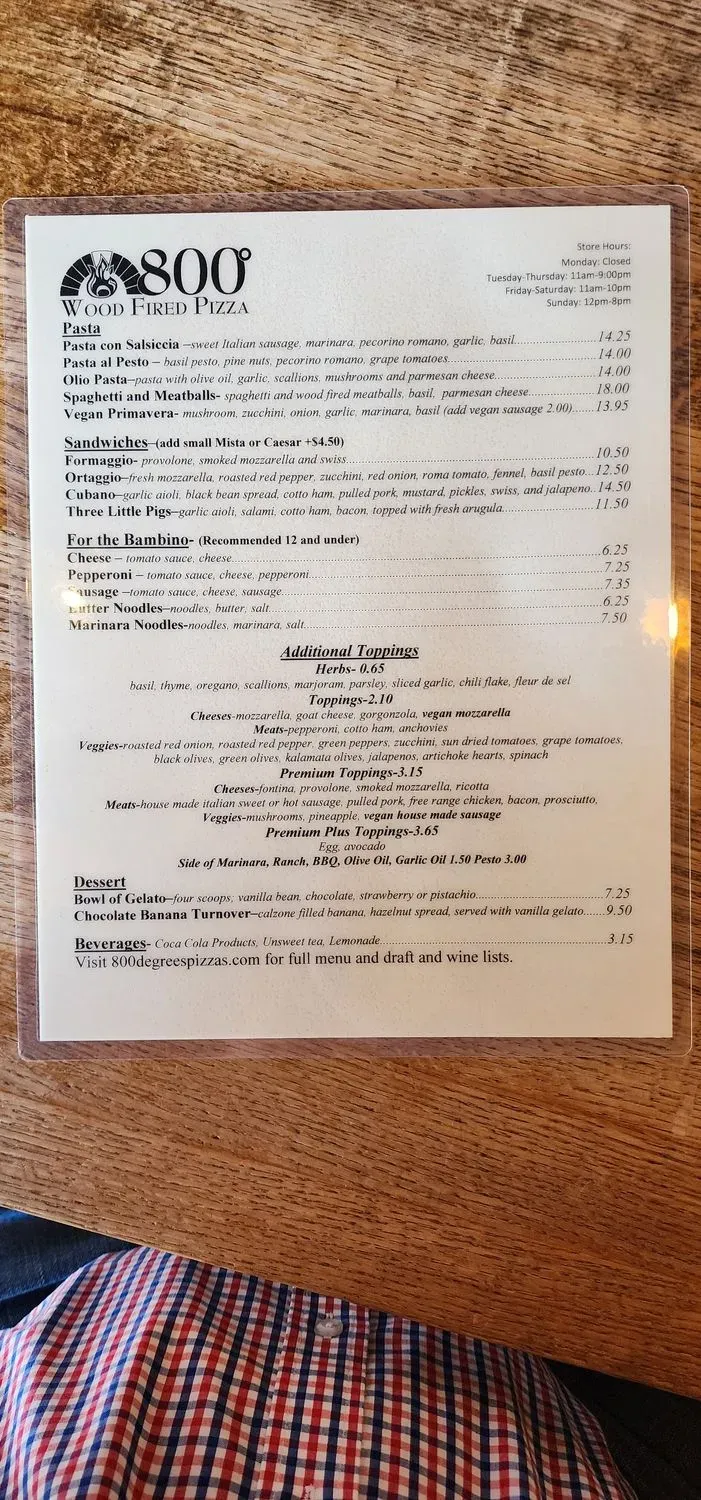 Menu 4