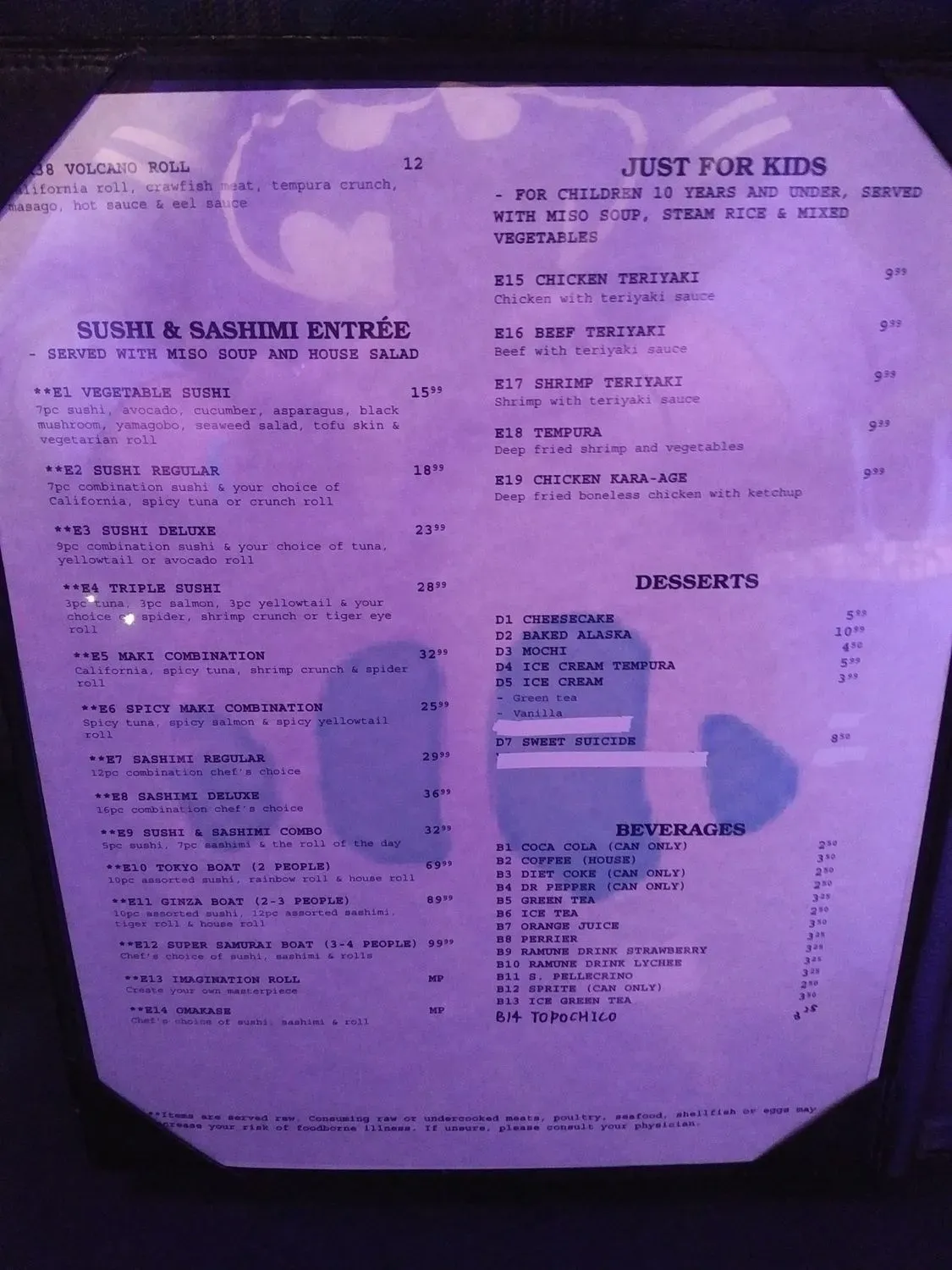 Menu 3