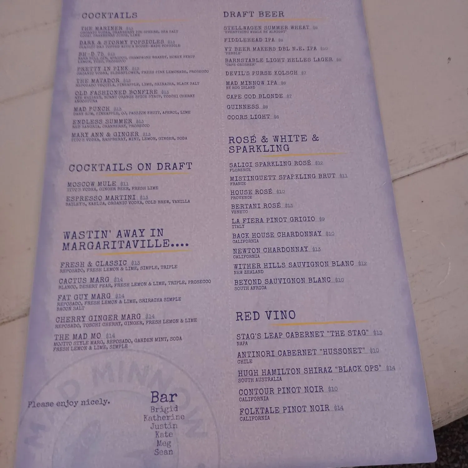 Menu 2