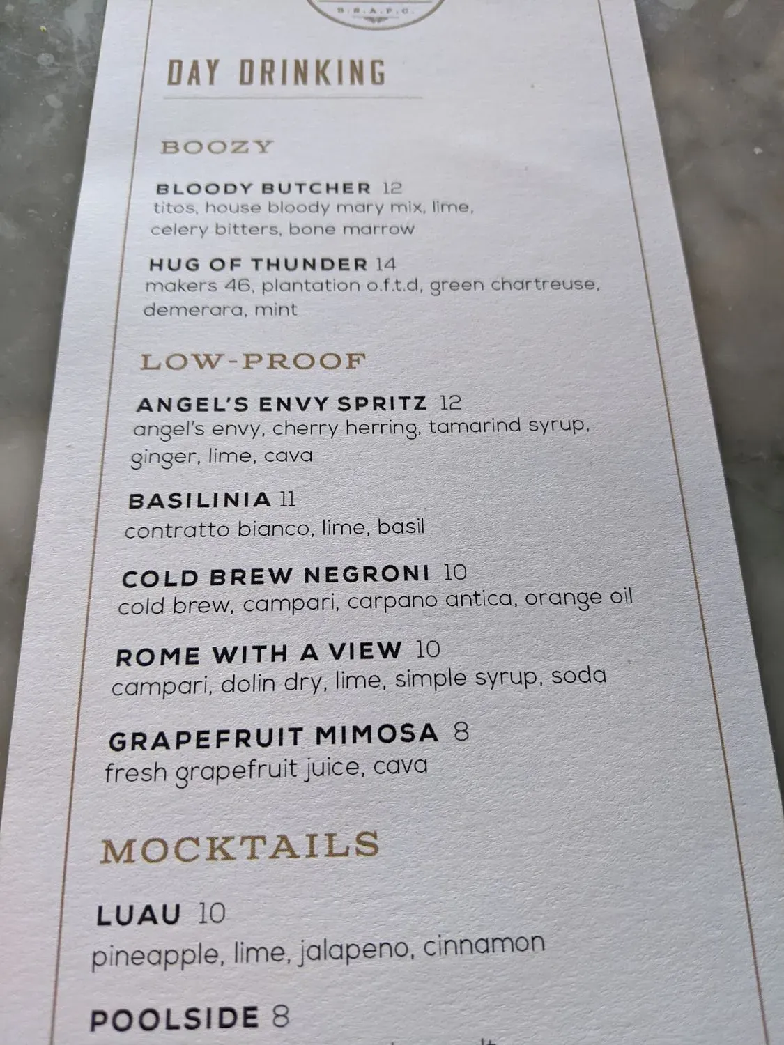 Menu 6