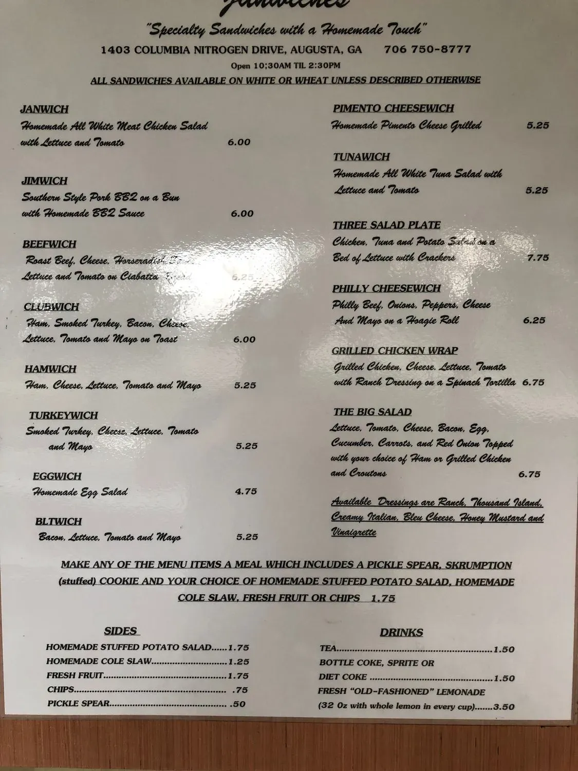 Menu 3