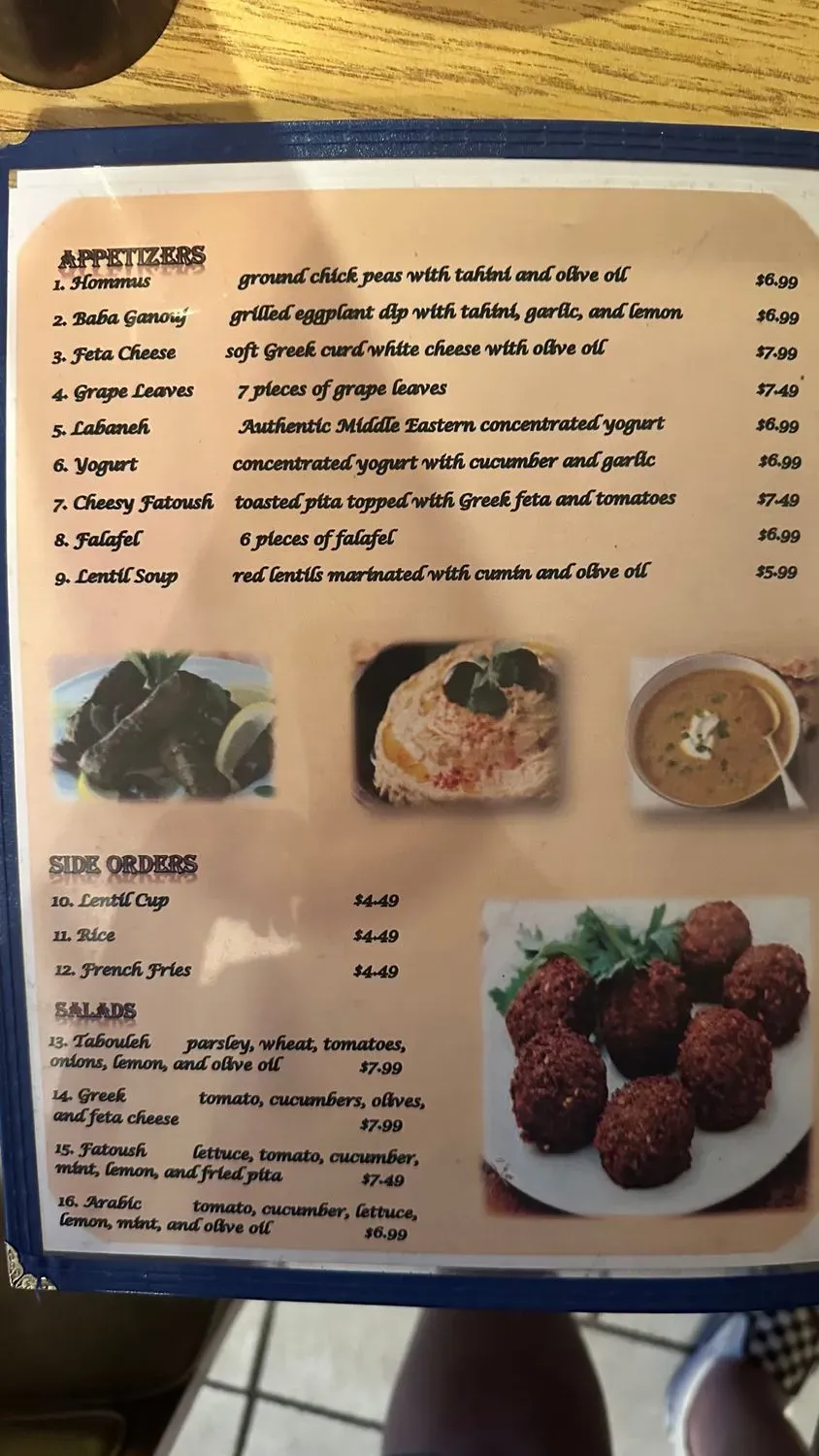 Menu 6