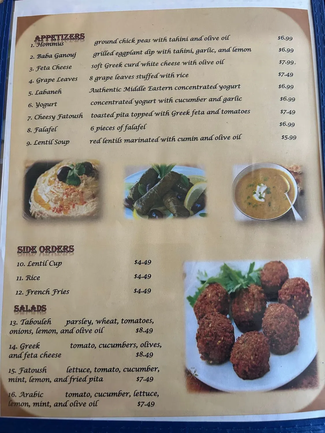 Menu 3