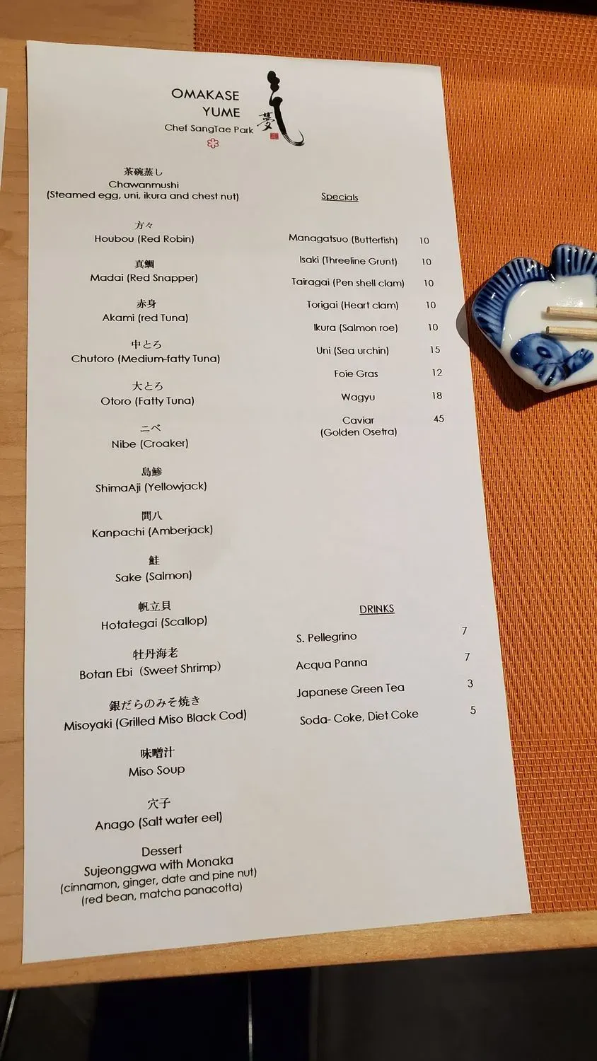 Menu 4