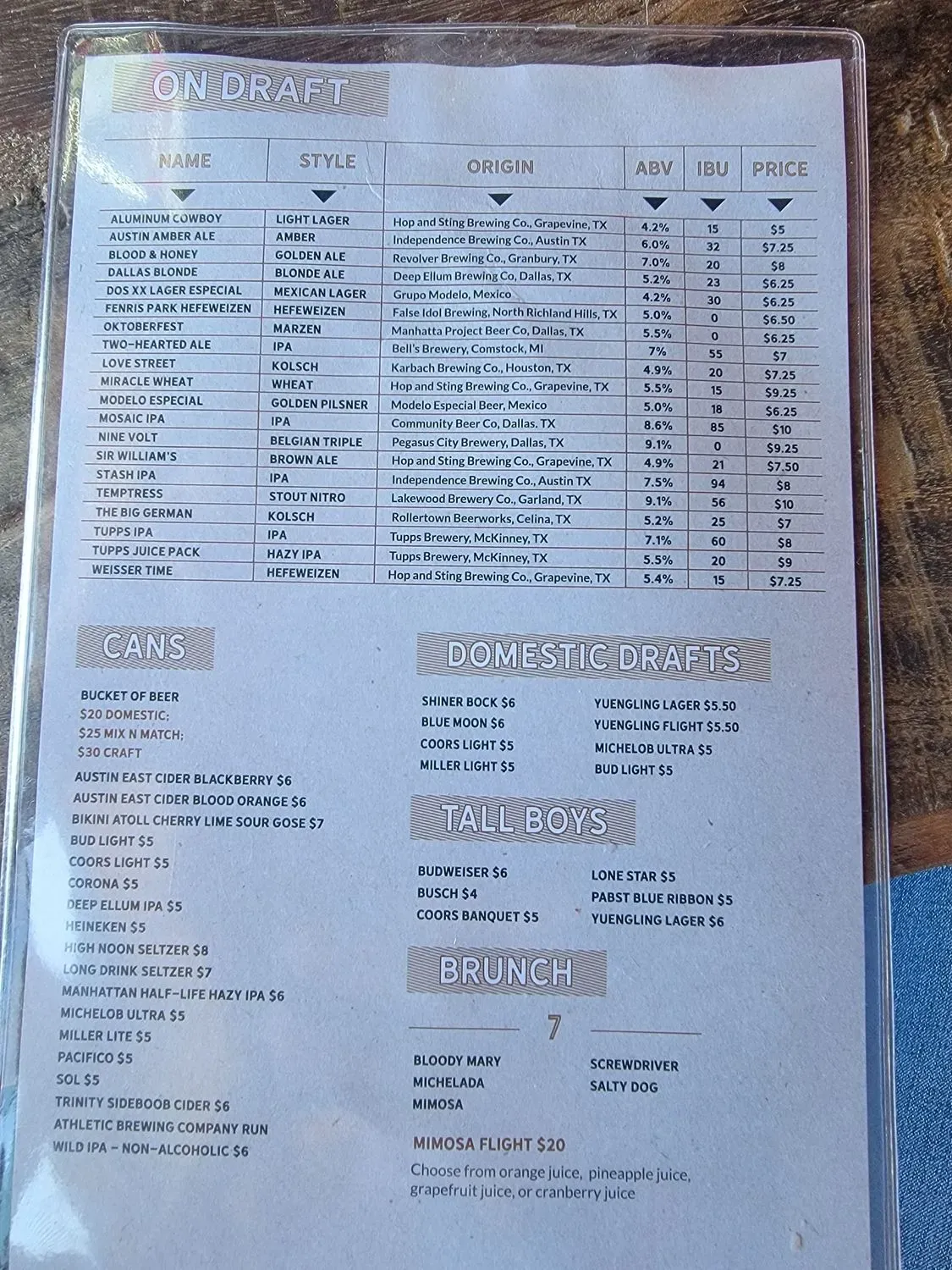 Menu 2