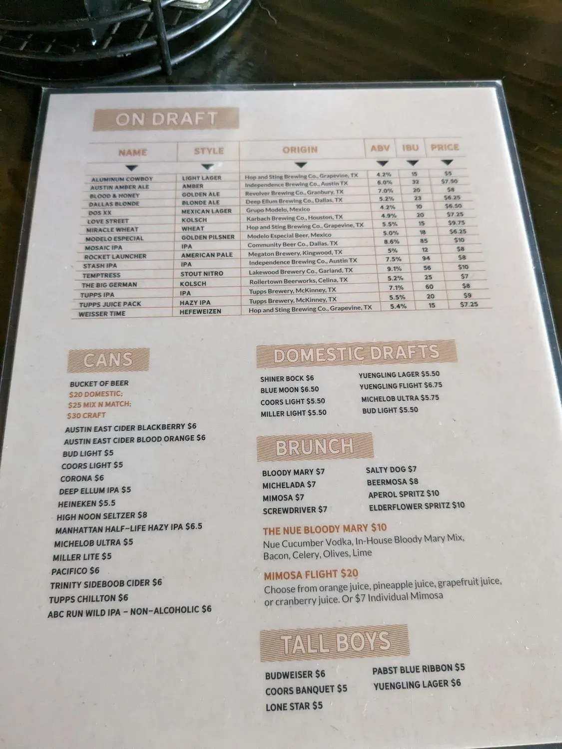 Menu 6