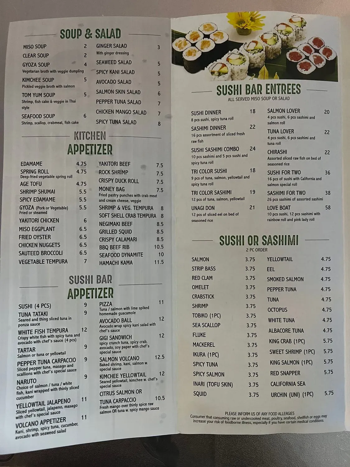 Menu 4