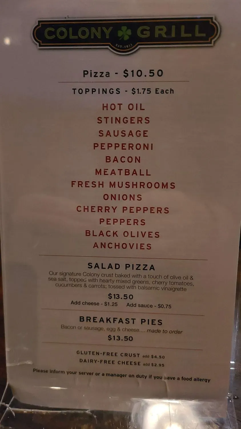 Menu 3