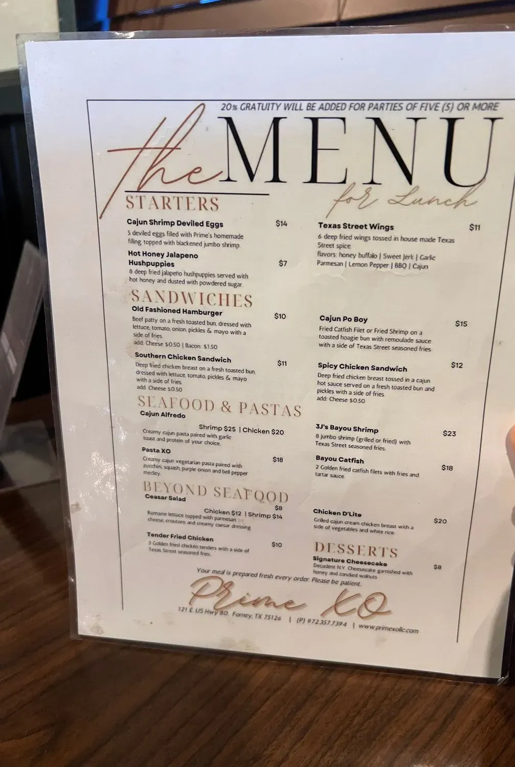 Menu 3