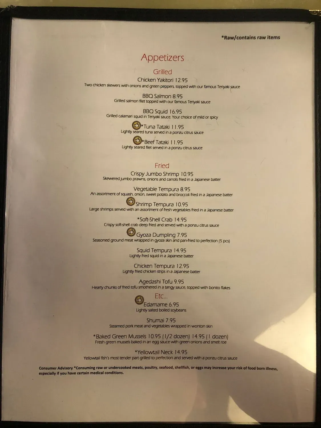 Menu 5