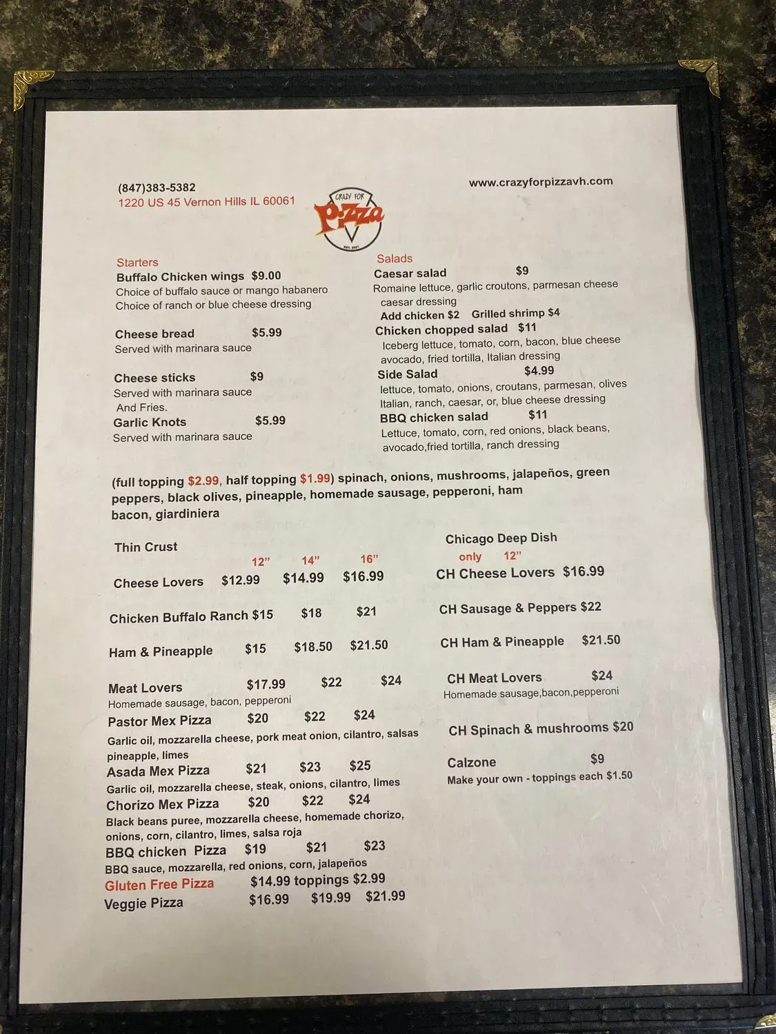 Menu 3