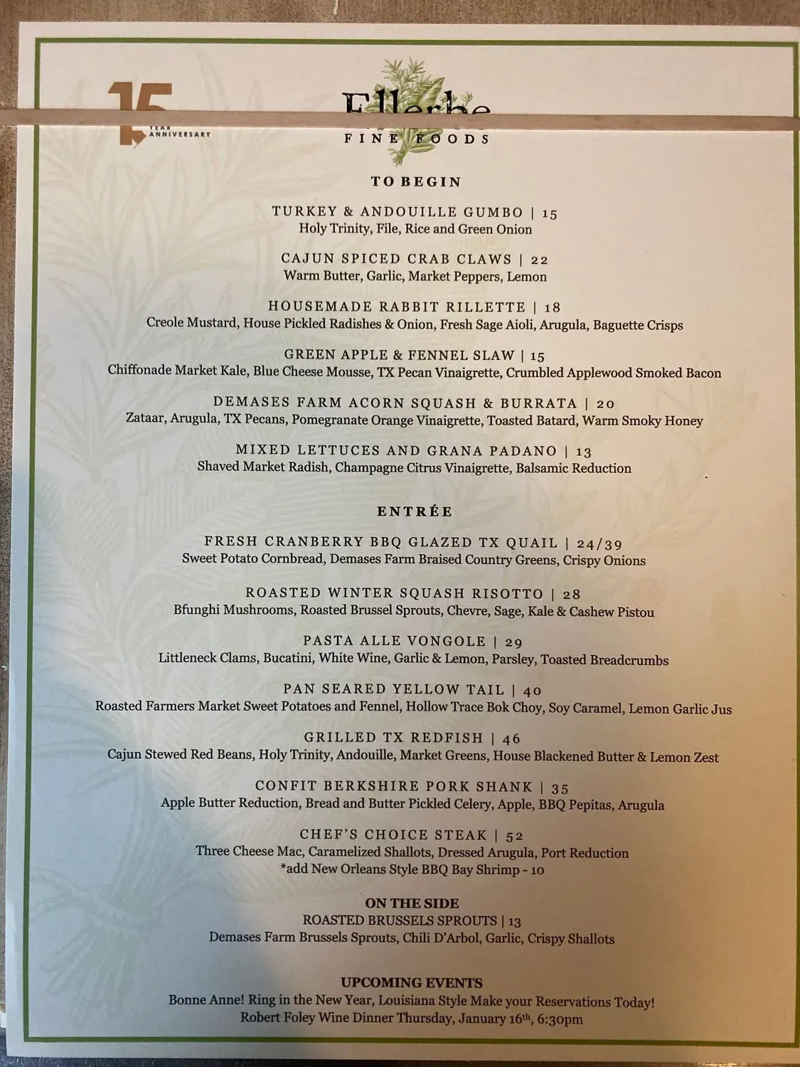 Menu 2