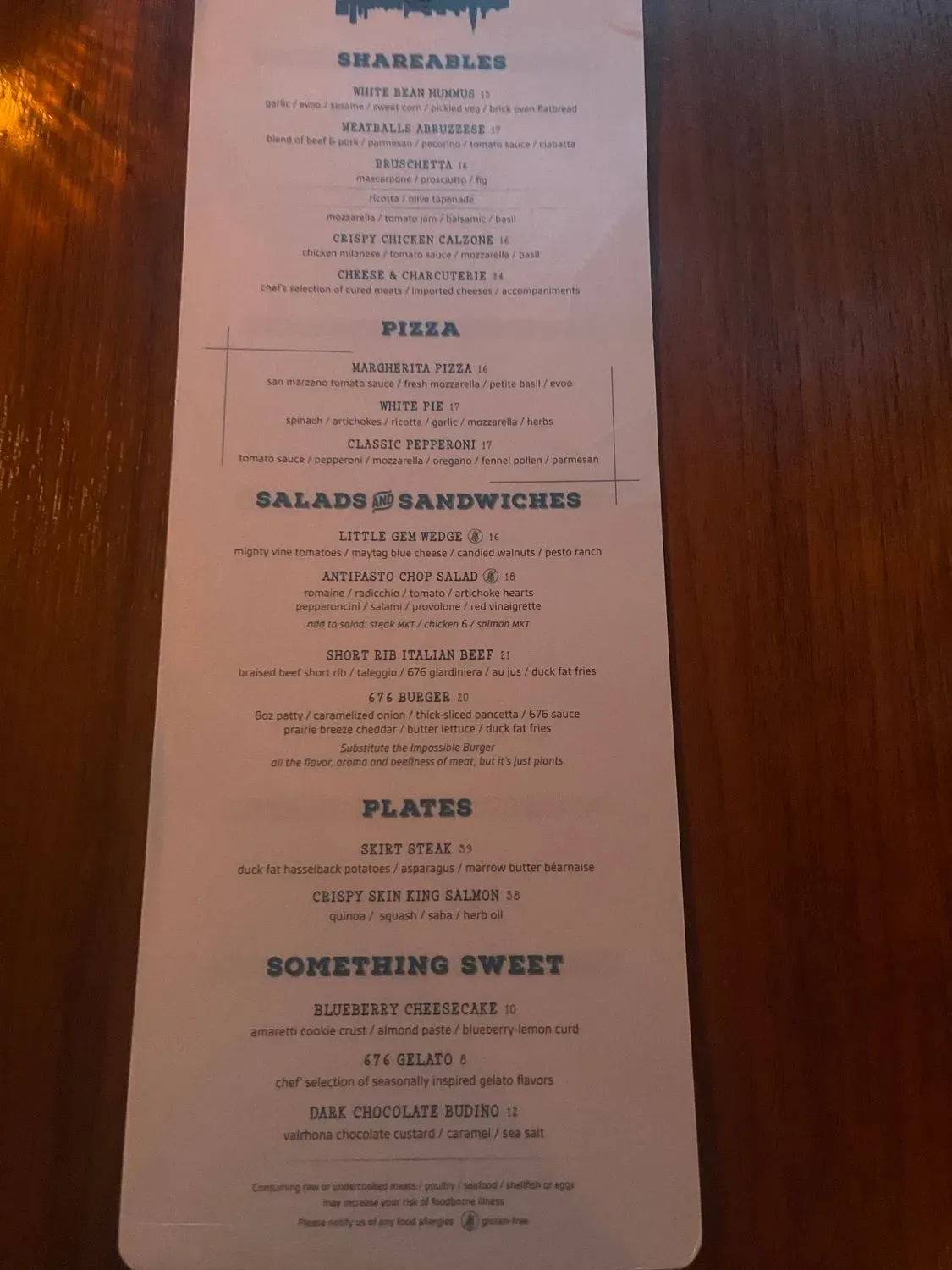 Menu 6