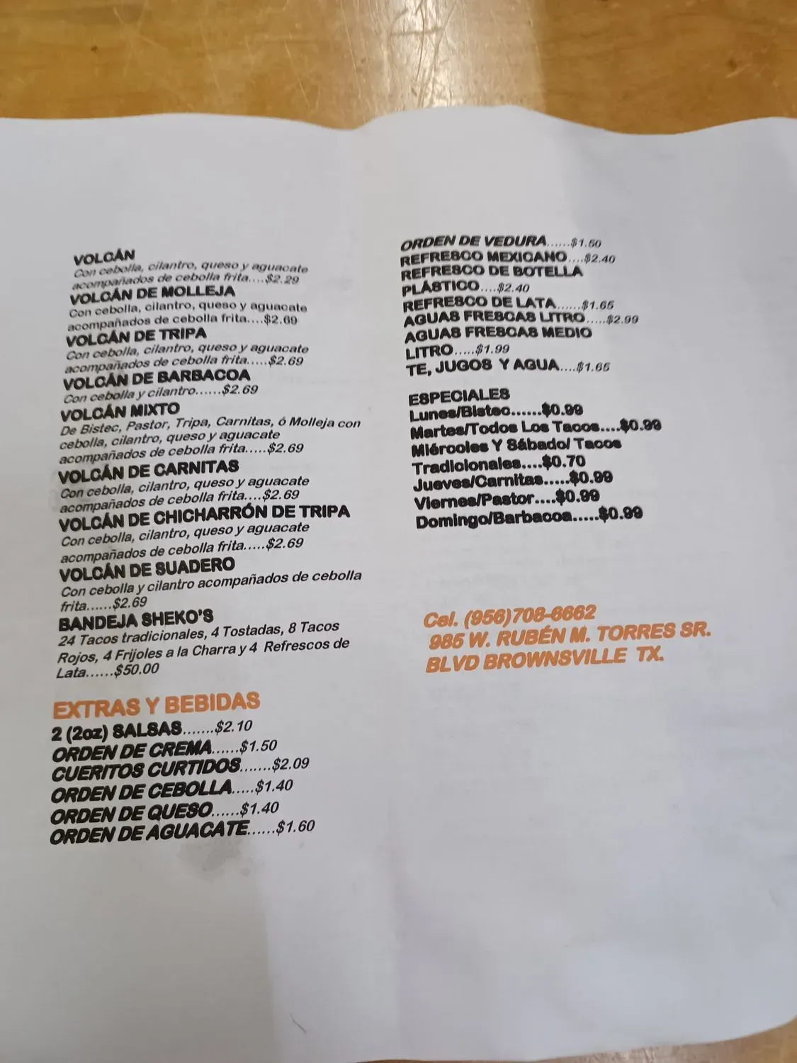 Menu 3