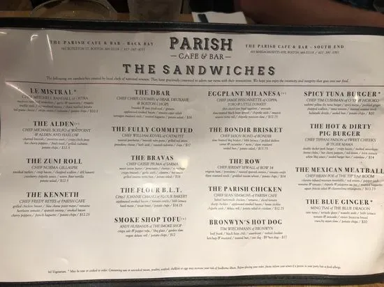 Menu 6